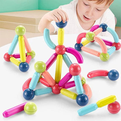 TUBOS MAGNETICOS NEUROMAG™️ DE 84 PIEZAS PARA EL DESARROLLO TEMPRANO DE TU HIJO + EBOOK GRATIS SOLO POR HOY 🔥