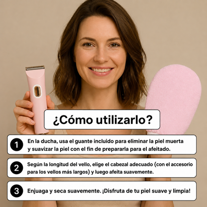 SoftSkin™️ Afeitadora 3 en 1 | Piel suave en solo 30 segundos + eBook GRATIS 🎁