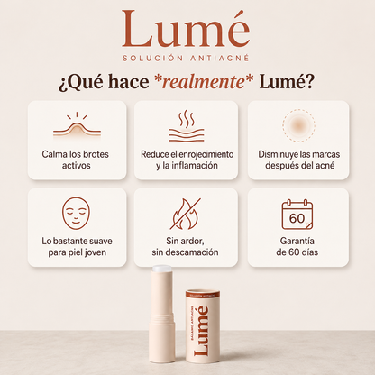 Stick Lumé ™ Elimina Acné y Enrojecimiento en pocos días + Ebook de regalo 🎁