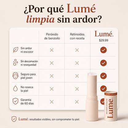 Stick Lumé ™ Elimina Acné y Enrojecimiento en pocos días + Ebook de regalo 🎁
