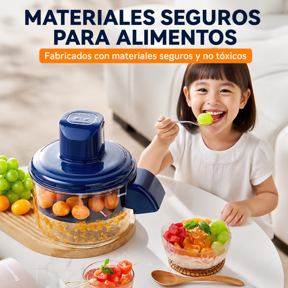 ✨¡50 % DE DESCUENTO! 🍇🧄 Pelador Eléctrico Transparente de Frutas y Verduras + eBook de regalo 🎁