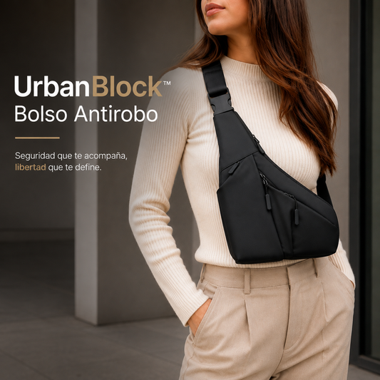 UrbanBlock™ Bolso Antirobo, Tu compañera de viaje.