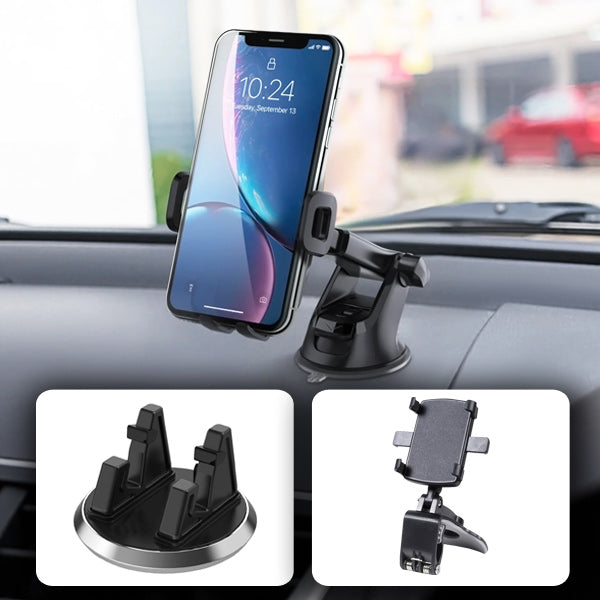 DRIVEDOCK™ Soporte 360° para Conducir con Total Comodidad + Mini Aspiradora de REGALO🎁 MEGA OFERTA SOLO POR HOY! 🔥