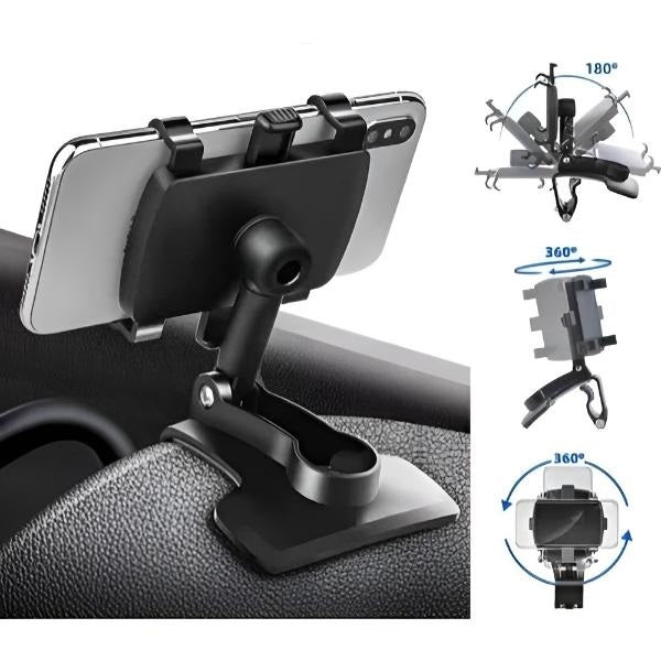 DRIVEDOCK™ Soporte 360° para Conducir con Total Comodidad + Mini Aspiradora de REGALO🎁 MEGA OFERTA SOLO POR HOY! 🔥