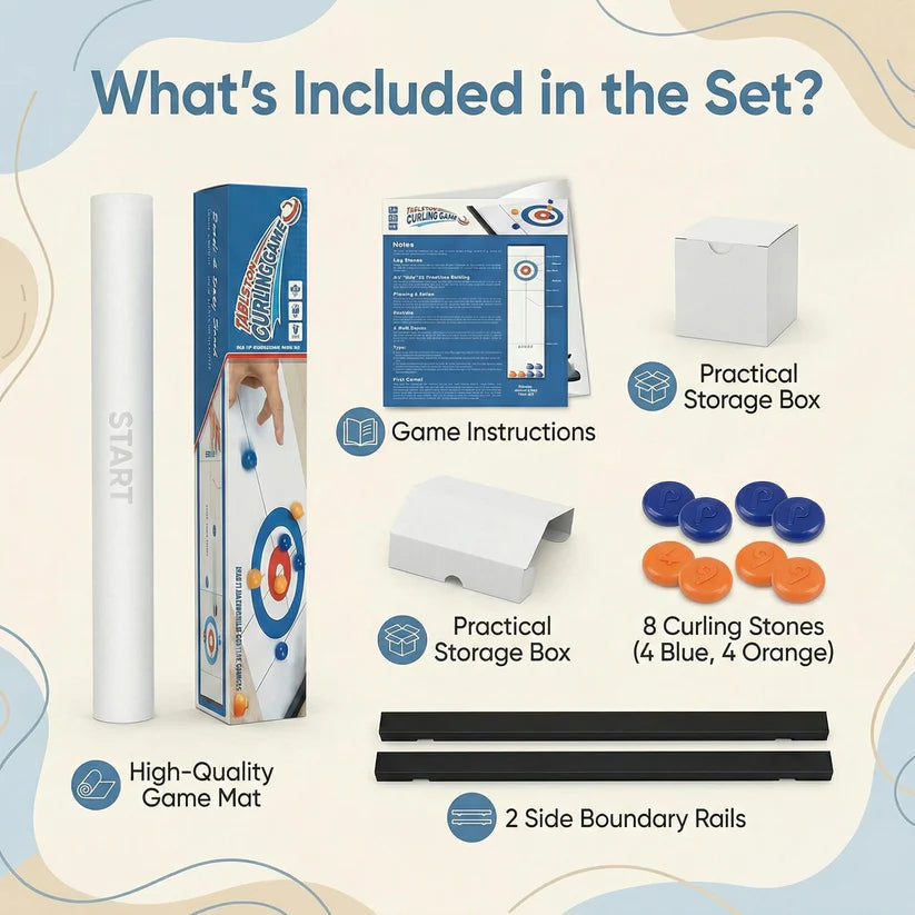 Curling de Mesa: El Juego que Convierte Cualquier Reunión en una Competencia Épica + envío GRATIS 🎁