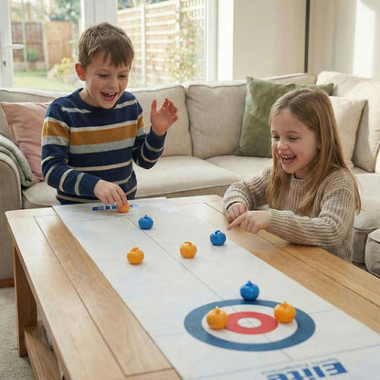 Curling de Mesa: El Juego que Convierte Cualquier Reunión en una Competencia Épica + envío GRATIS 🎁