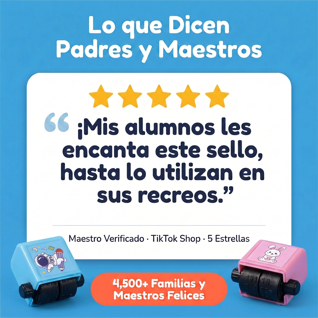 SELLO EN RODILLO GENIUSROLL™🧠 MATEMÁTICAS MÁS FÁCILES Y DIVERTIDAS PARA TUS HIJOS APRENDIENDO SUMAS Y RESTAS + EBOOK DE REGALO 🎁