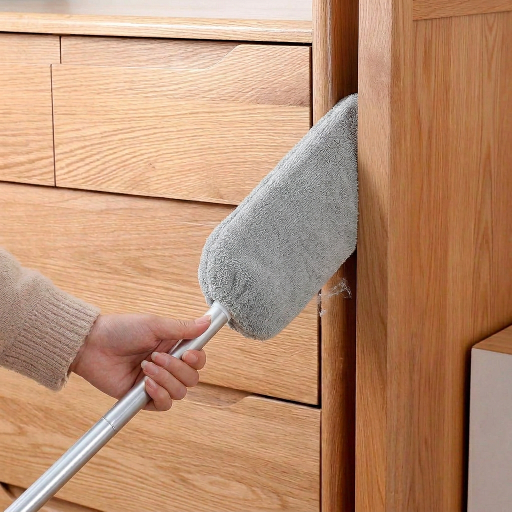 ARTCLEAN® plumero telescópico para polvo con paño DUST-PROOF™ de microfibra.